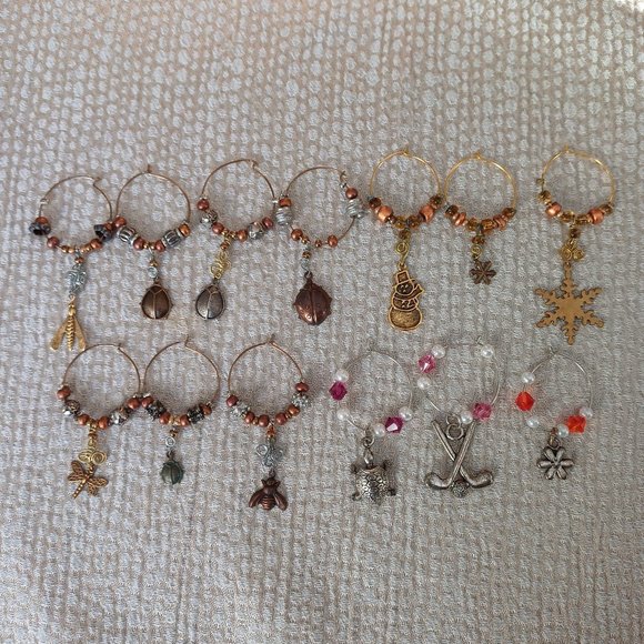 Lot of 13 Vintage Glass Markers - Picture 1 of 7